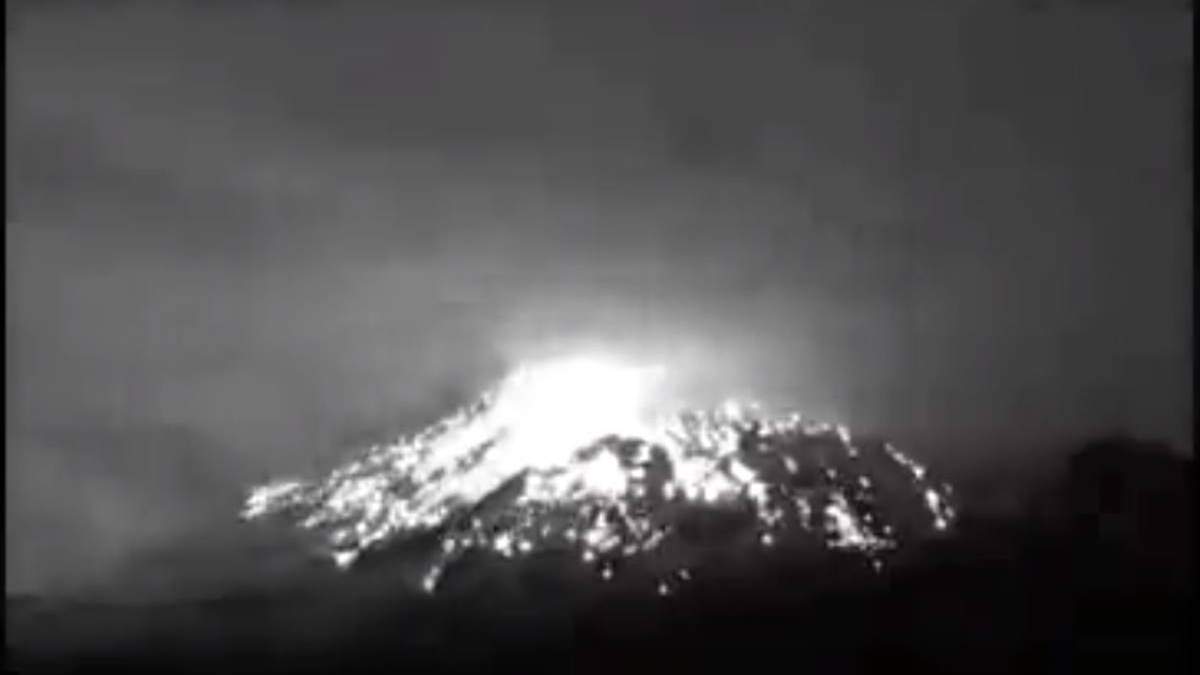 El momento de la explosión