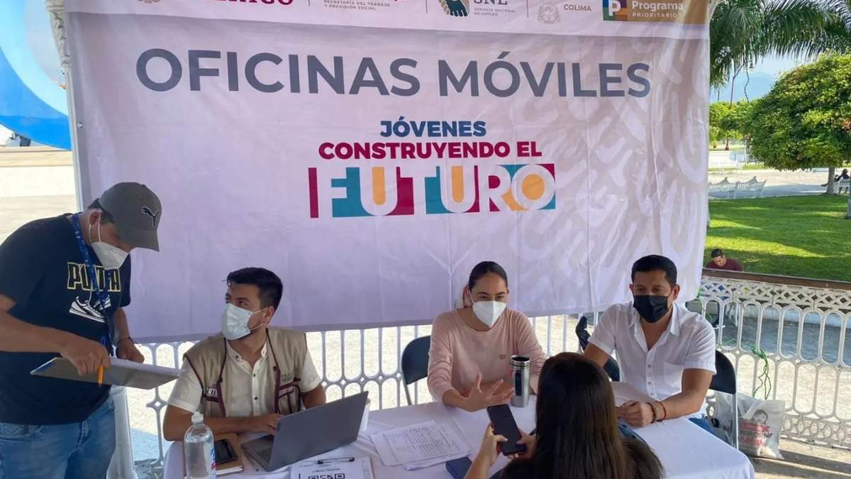 Registro de becarios del programa Jóvenes Construyendo el Futuro