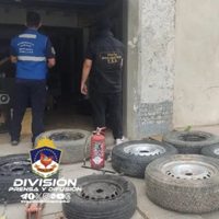 Secuestraron una gran cantidad de ruedas robadas en el oeste de la ciudad de Neuquén