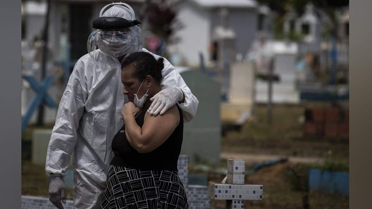 Brasil llora a las víctimas del coronavirus. Fuente: (Twitter)