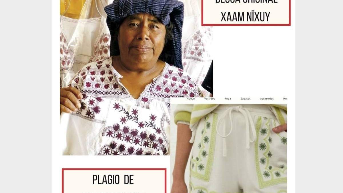 Uno de los diseños plagiados