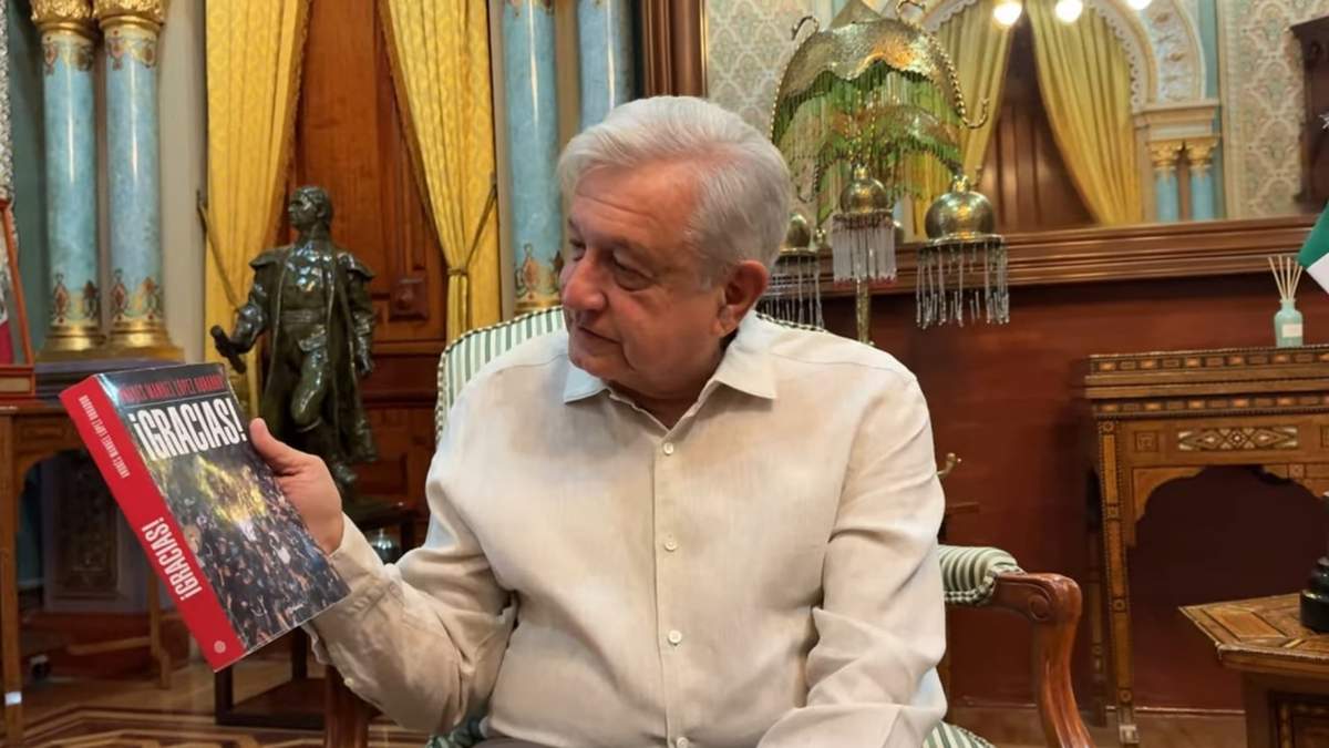 El presidente en el video que publicó en sus redes