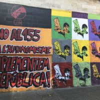 Cataluña: la guerrilla comunicacional se impone en las calles
