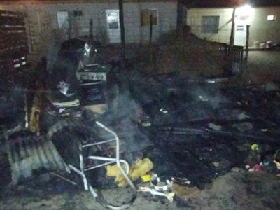 En plena final de la Copa América se encendió una vivienda en el oeste de la ciudad