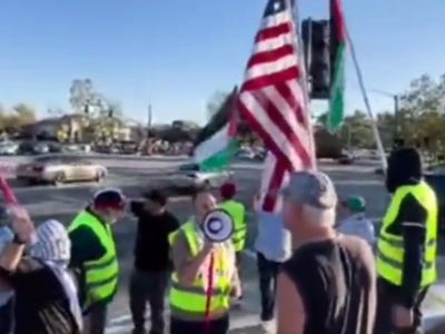 EU: Con un megáfono, asesinan a manifestante proisraelí en California