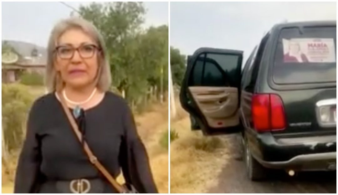 María Alejandra Venegas, candidata a la presidencia municipal de Senguio, denuncia atentado. Foto Captura de pantalla