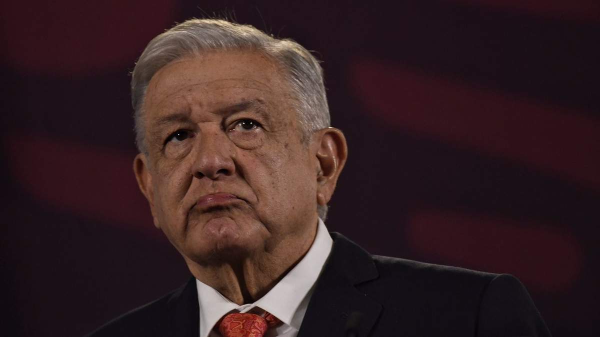 El presidente durante la conferencia matutina