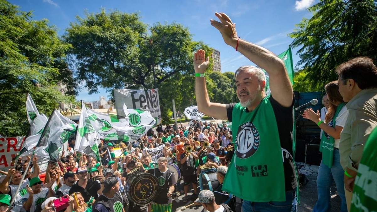 La ATE reforzó su plan de lucha contra el Gobierno. Fuente: (X)