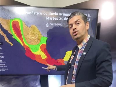 Continúa el martes el temporal de lluvias intensas: estas serán las entidades más afectadas