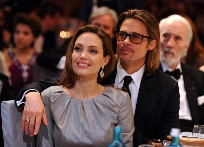 Angelina Jolie y Brad Pitt. Fuente: (Instagram)