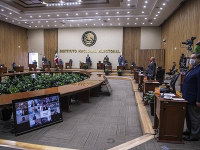INE aprueba financiamiento público por 5 mil 821 mdp a partidos políticos para 2022