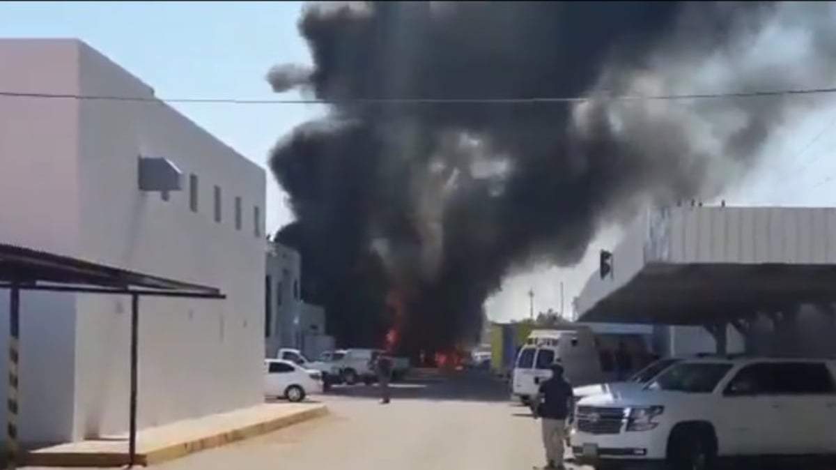 Una fuerte movilización de los cuerpos de rescate llegó a la bodega