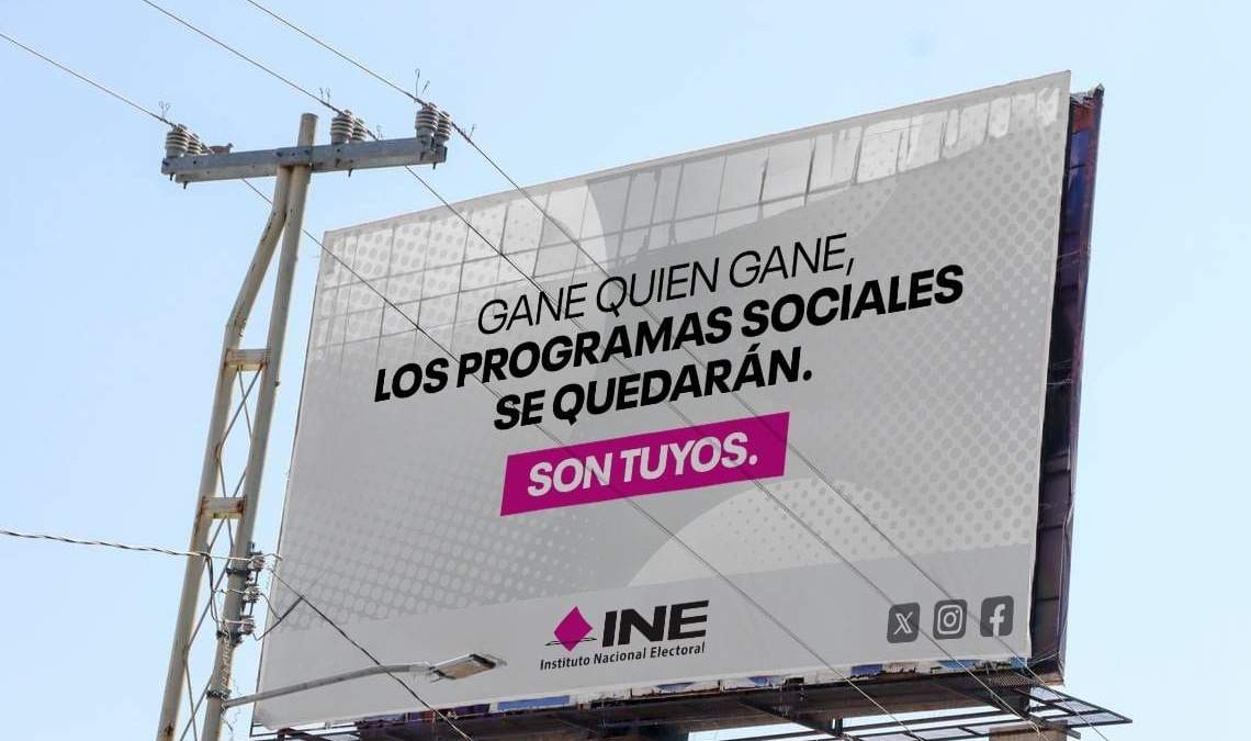 Uno de los espectaculares mostrados por Xóchitl Gálvez en sus redes sociales