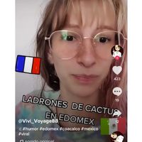 Joven francesa acusa que le robaron su cactus en Coacalco y su reacción se volvió viral