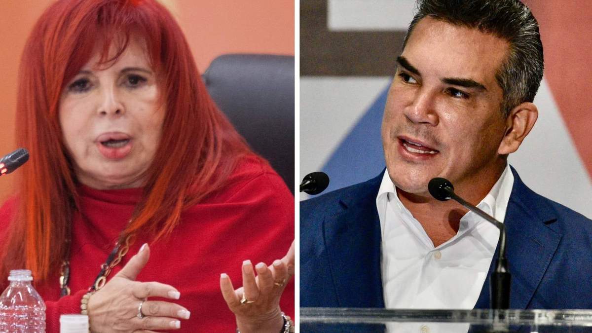 Layda Sansores y Alejandro Moreno
