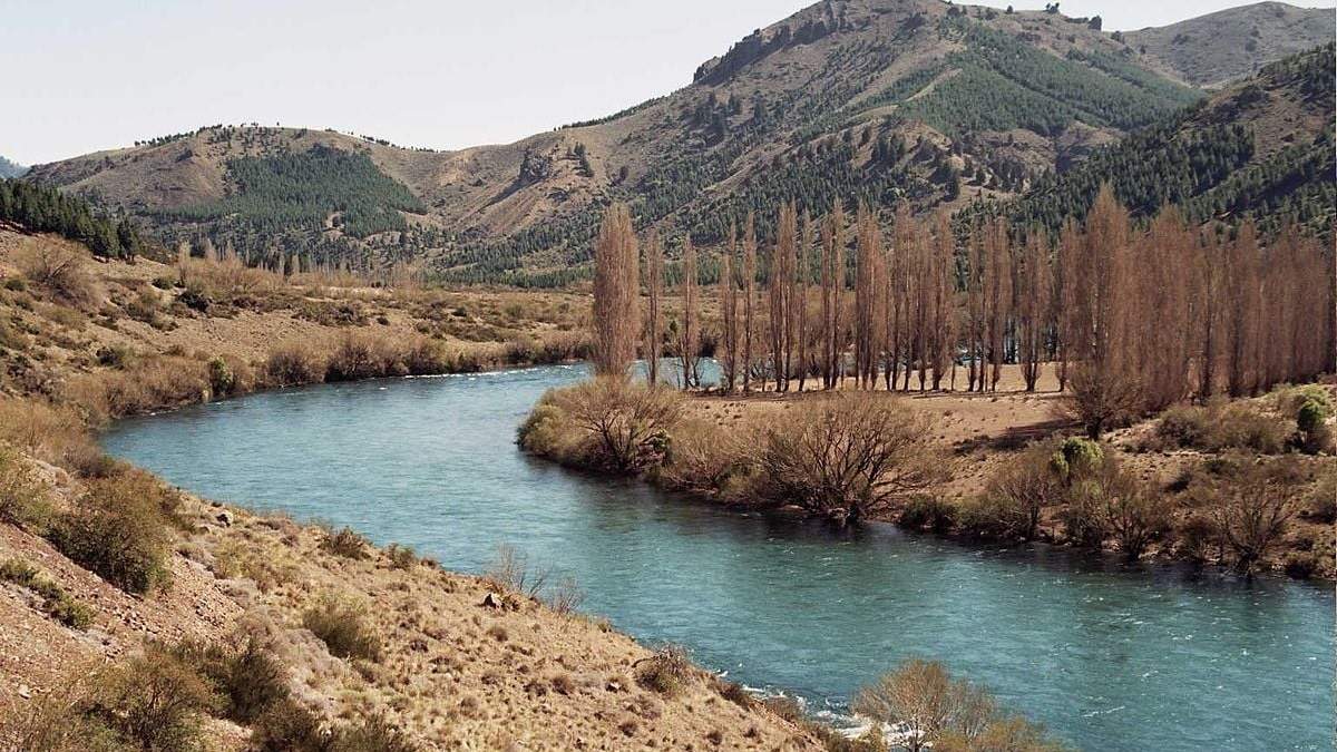 Río Limay. Fuente: (Twitter)