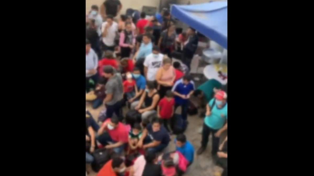 Algunos de los migrantes hallados en Nuevo León