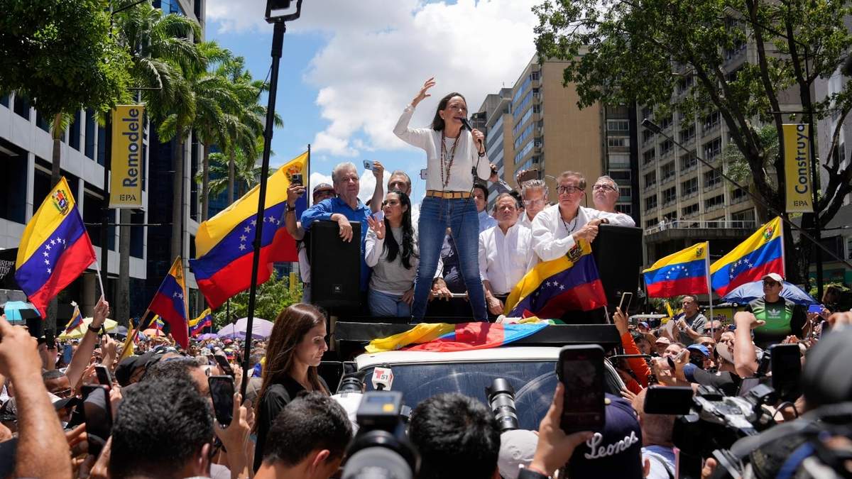 La opositora venezolana María Corina Machado