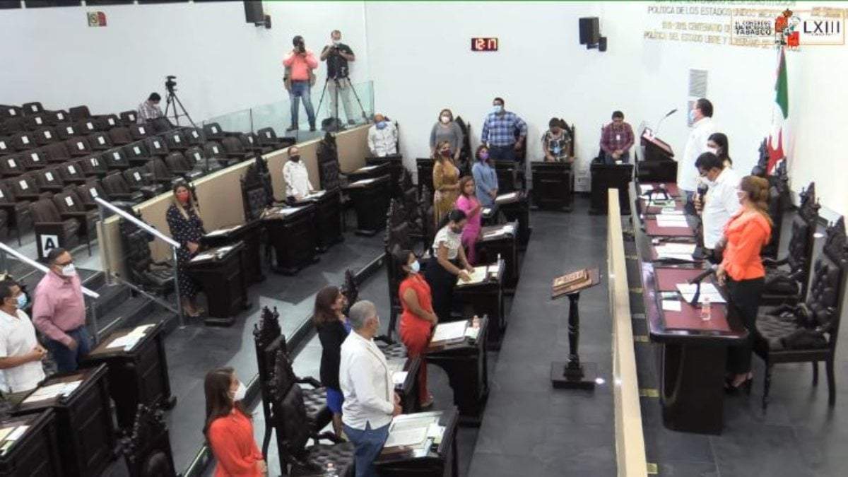 Sesión del Congreso de Tabasco