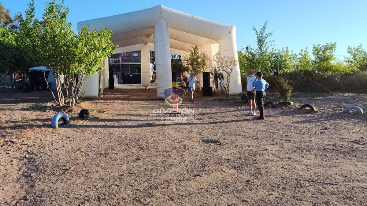 Fiesta privada en el Lago Mari Menuco. Fuente: (Policía de Neuquén).