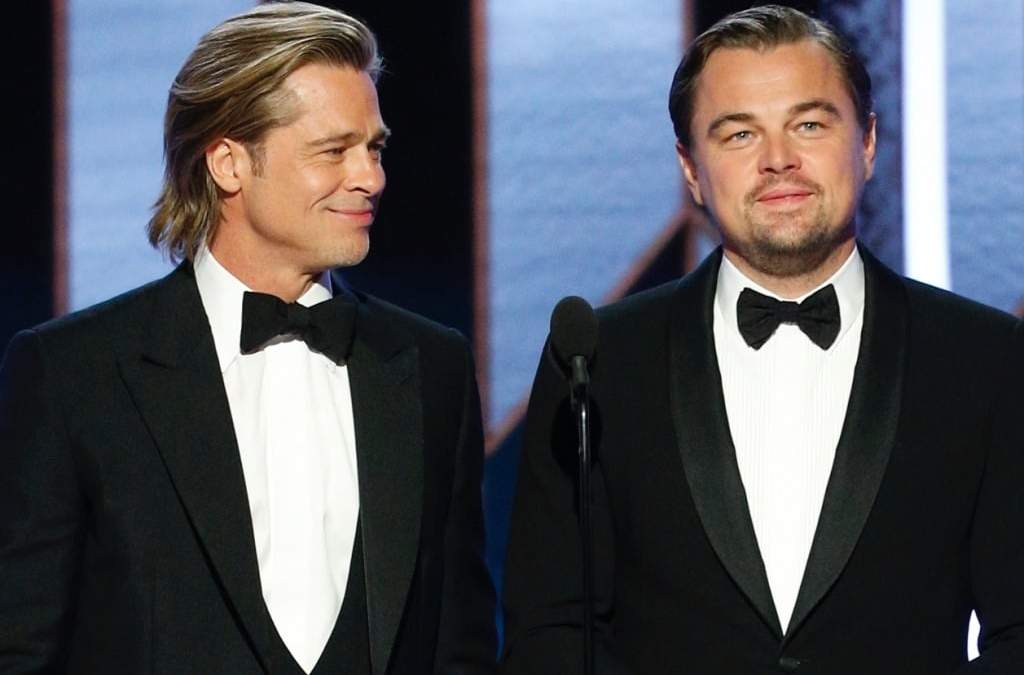 Brad Pitt - Leonardo DiCaprio (Fuente: Instagram)