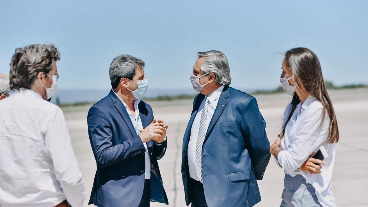 El presidente Alberto Fernández viajó a San Juan. Fuente: (Twitter)