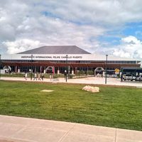 Detectan goteras en el techo del aeropuerto de Tulum inaugurado hoy por AMLO (Videos)
