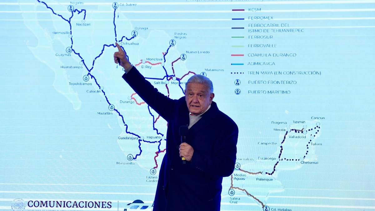 El presidente López Obrador en su conferencia de prensa