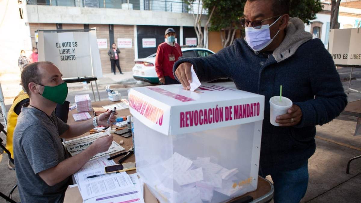 Votación de la consulta de revocación de mandato en CDMX