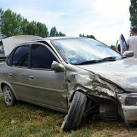 Accidente de tránsito en un peligroso cruce de la Ruta 22 en Roca