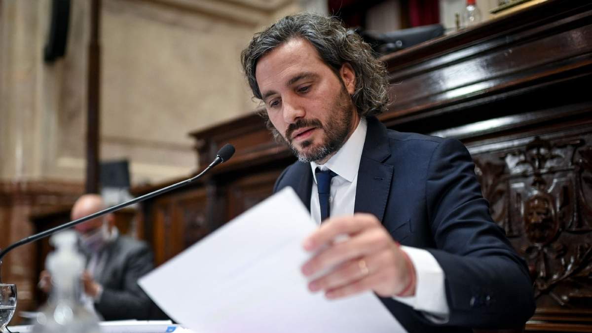 Santiago Cafiero, jefe de Gabinete de la Nación. Fuente: (Twitter)
