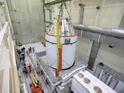 La primera nave Orion está lista para viajar a la Luna