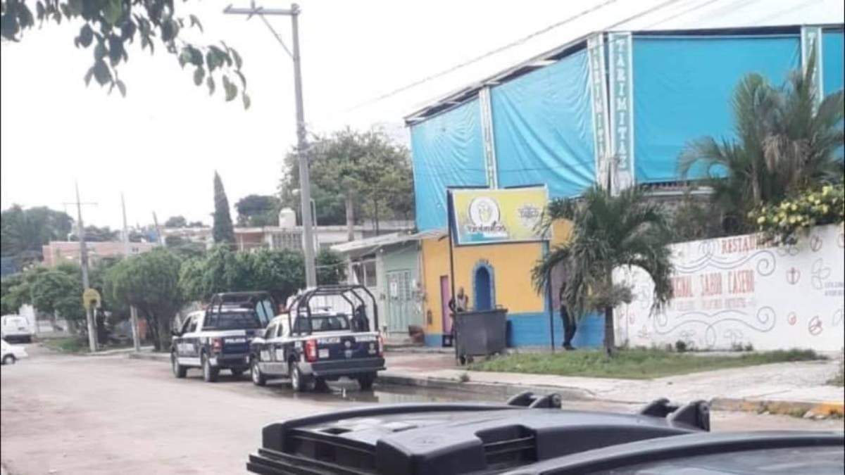 Movilización policiaca en la zona donde se halló a la menor