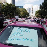 Estragos en la CDMX por el paro nacional de taxistas