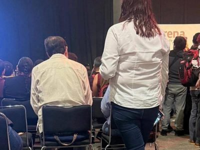 Noroña rechaza que lo hayan mandado a las filas de atrás en el Congreso de Morena