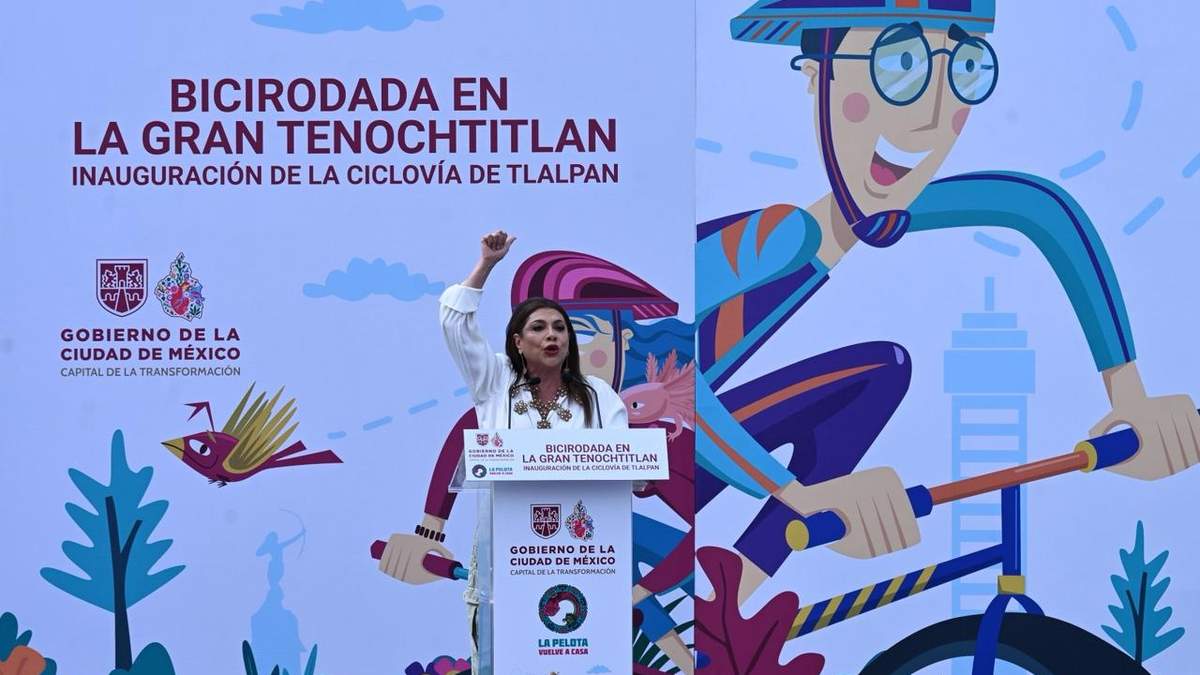 Brugada inauguró la ciclopista