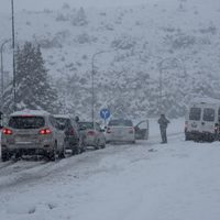 Temporal de nieve: tramo Ruta 40, entre Bariloche y El Bolsón, habilitados