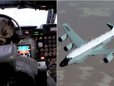 Avión de la Fuerza Aérea de EU sobrevoló cerca de Cabo San Lucas, Baja California Sur