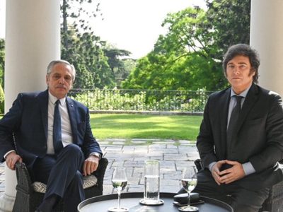 Fernández recibe a Milei para iniciar el periodo de transición en Argentina
