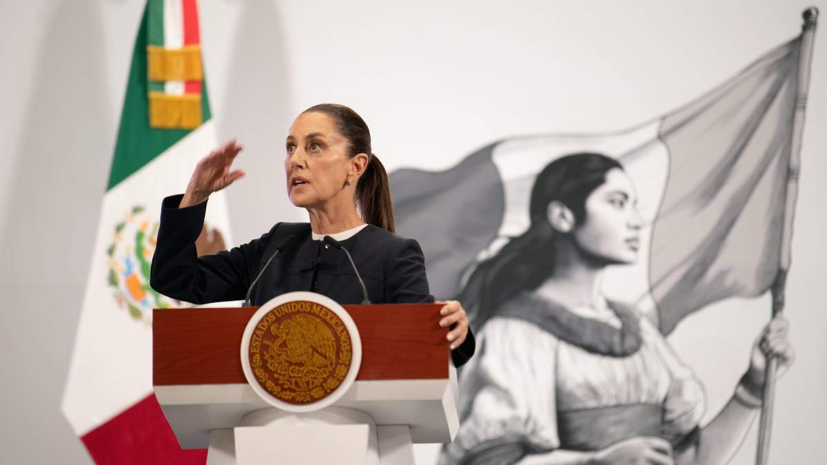 La presidenta Claudia Sheinbaum en la conferencia matutina de este miércoles 30 de abril de 2025