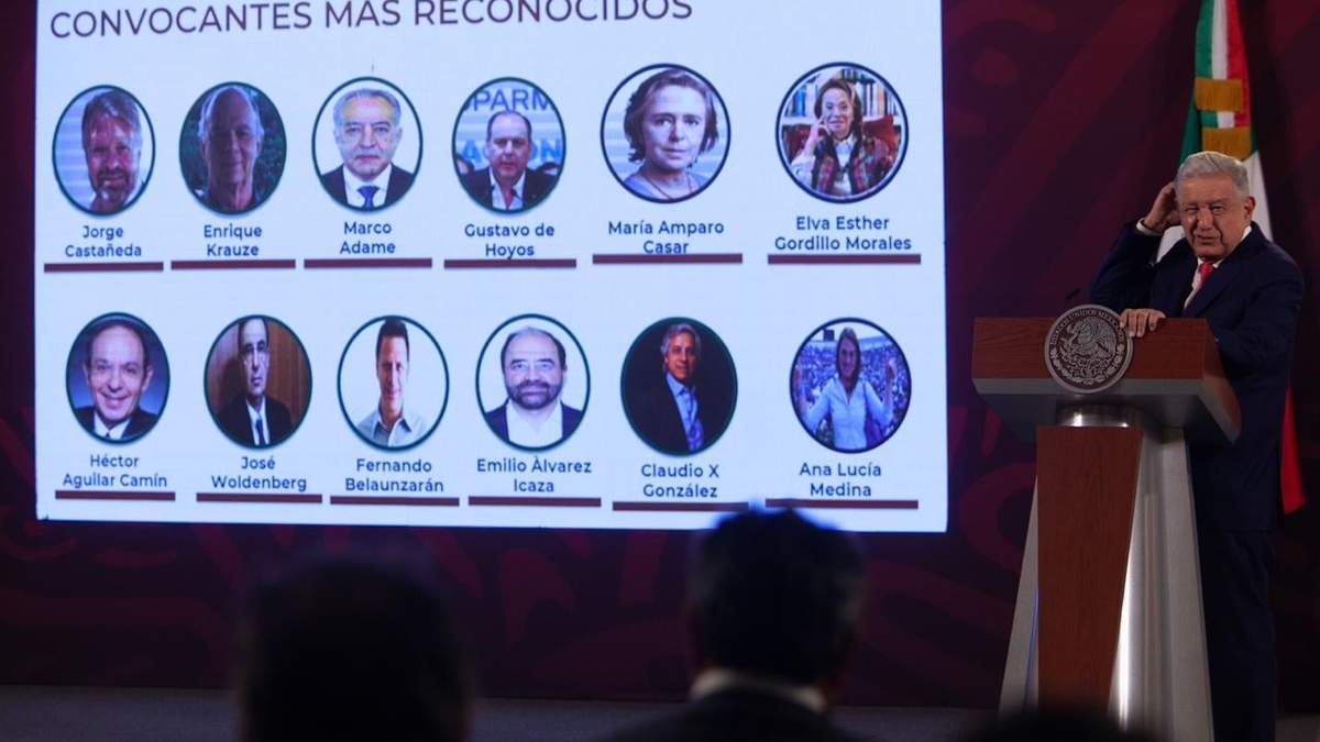 AMLO vs. convocantes a marcha a favor del INE