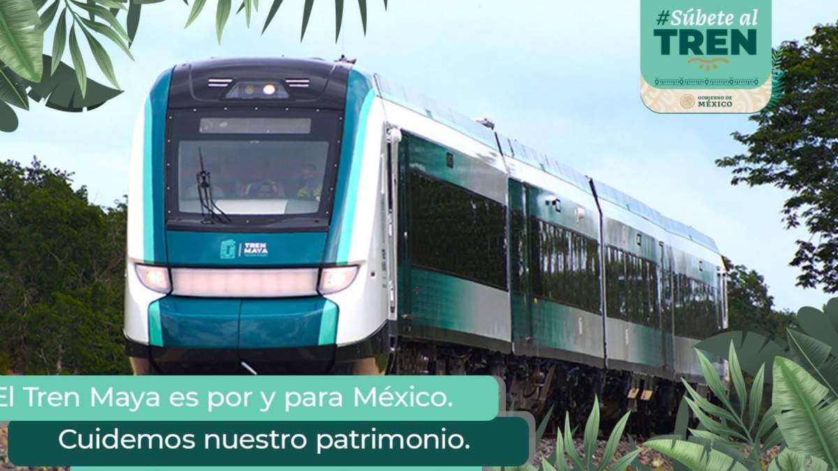 El Tren Maya viajará de Campeche a Cancún, Quintana Roo