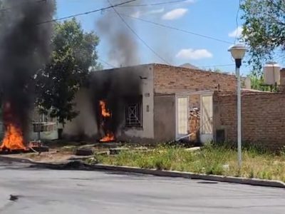 Cutral Co: incendiaron la vivienda del “vecino problemático” de calle Nolasco