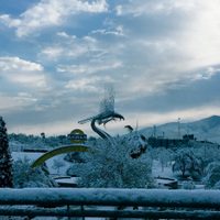 Imágenes y videos de la nevada en el norte de México