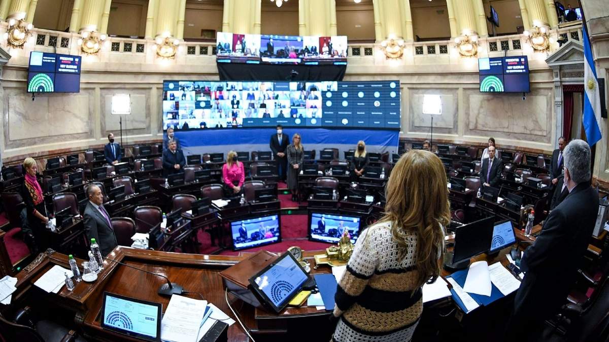 El Senado de la Nación. Fuente: (Twitter)