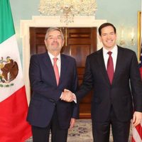 En EU, Juan Ramón de la Fuente y Marco Rubio revisan acciones contra grupos criminales