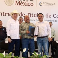 Gobiernos de Sheinbaum y Durazo fortalecen al campo sonorense con títulos de concesión de agua