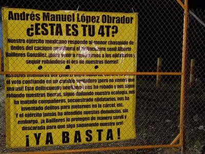 Ejidatarios denuncian protección de la GN a Baillères en Mina Dipolos (Video)