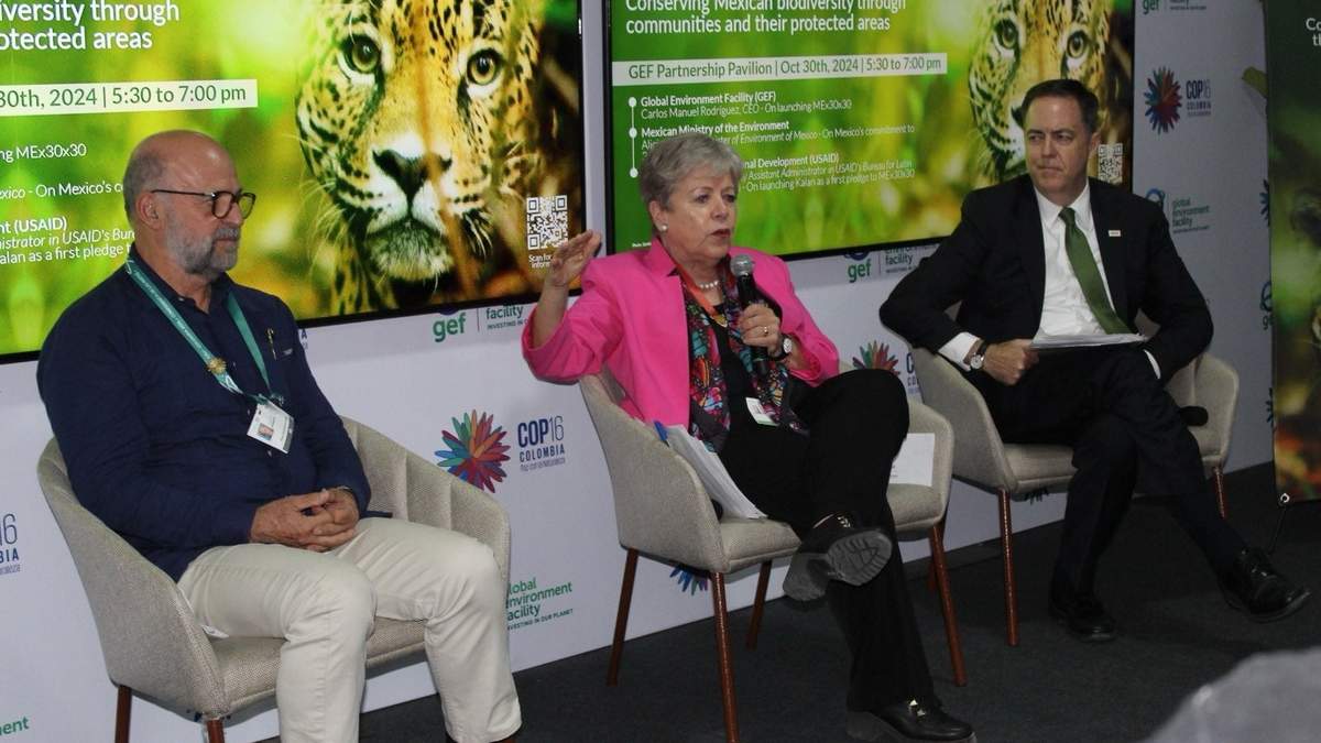 La secretaria de Medio Ambiente, Alicia Bárcena, en la COP 16
