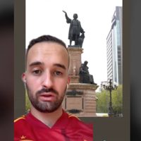Sustituir la estatua de Colón es una "auténtica burrada", dice tiktoker español y lo tunden en redes